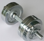 chrome dumbbell