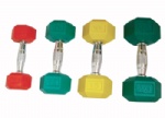 rubber coated dumbbell