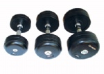 rubber coated dumbbell