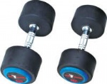 rubber coated dumbbell