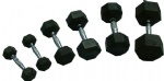 rubber coated dumbbell