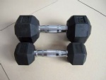 rubber coated dumbbell