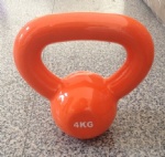 vinyl coated kettlebell