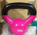 vinyl coated kettlebell