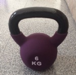 neoprene coated kettlebell