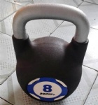 rubber coated kettlebell