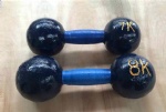 Cast iron dumbbell